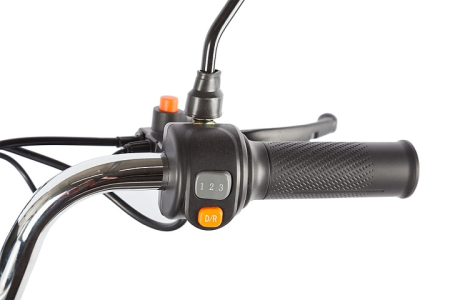 Электротрицикл Rutrike Gelbert Beta 48V/60V 800Вт сине-белый