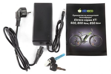 Велогибрид Eltreco XT 800 new черно-синий