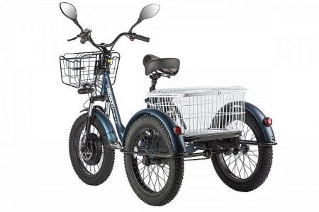 Трицикл Eltreco Porter Fat 500 черный