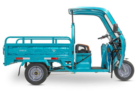 Грузовой электротрицикл Rutrike Глобус NEXT 1500 60V1200W синий